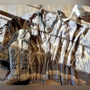 Neiman Marcus Exclusive Southwestern Poncho